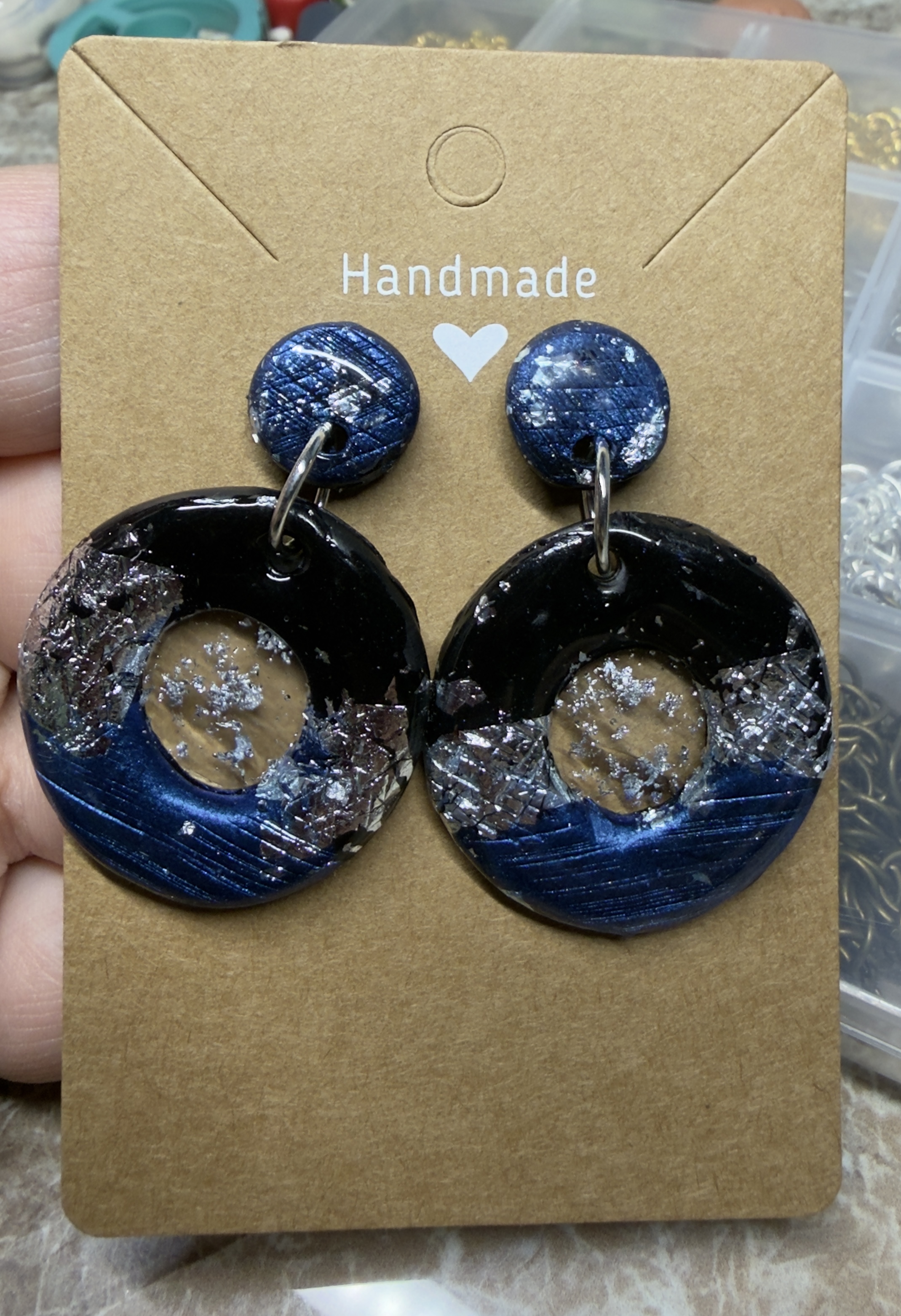 Divided silver foil