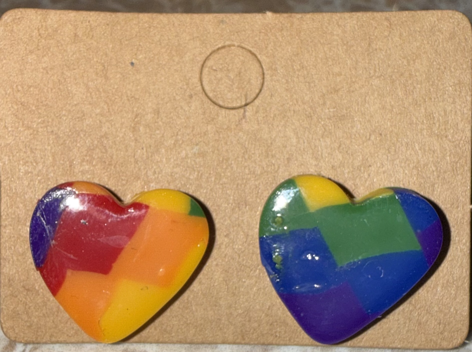 Mismatched Rainbow Hearts