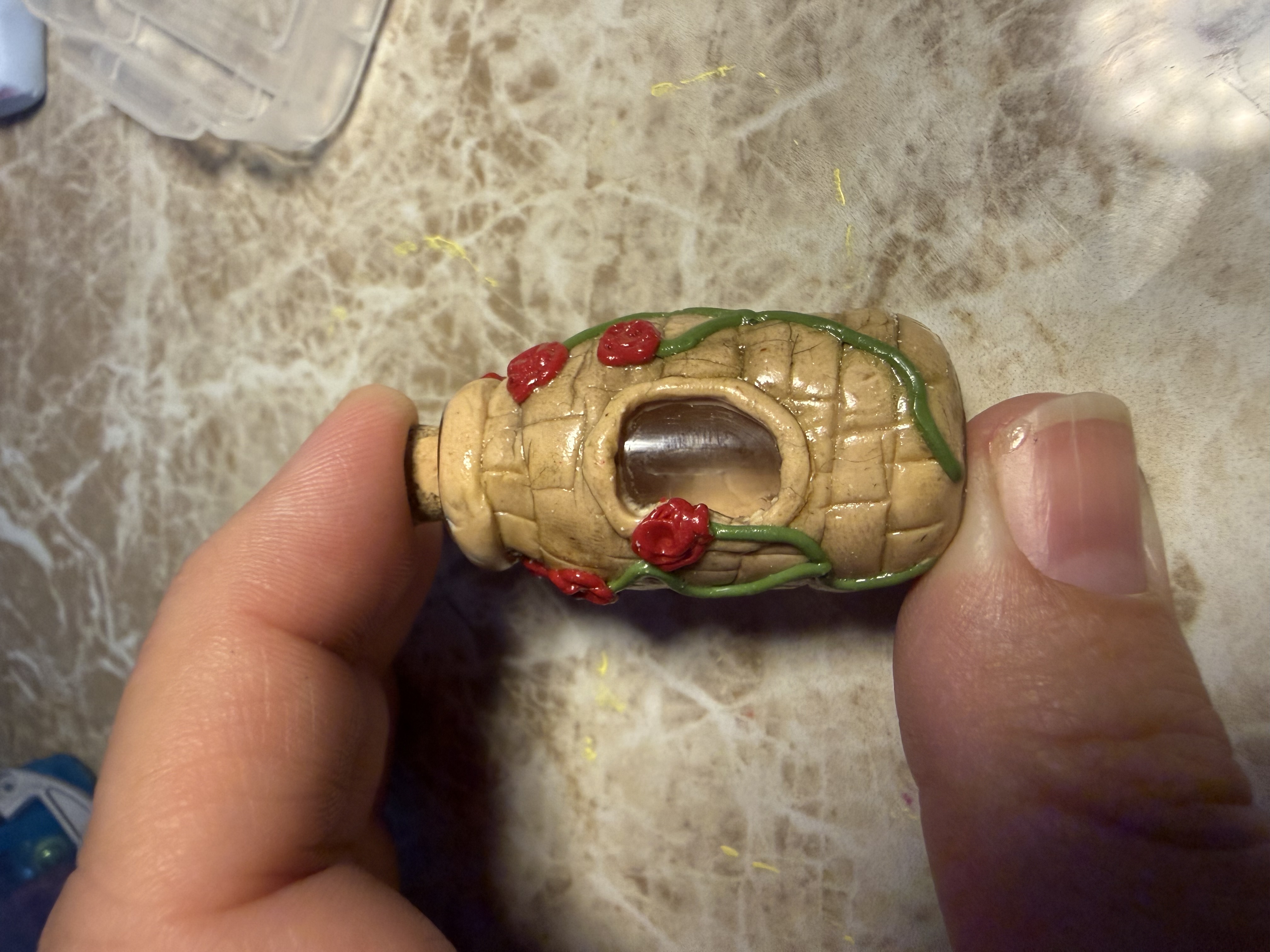 mini glass bottle